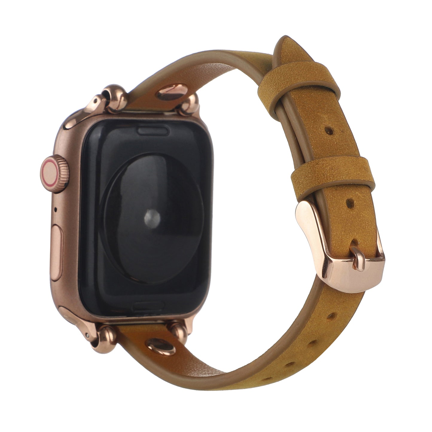 Genuine Leather Apple Watch Band Compatible with Iwatch series Series 8 7 6 5 4 3 2 1 SE Ultra 38mm 40mm 41mm 42mm 44mm 45mm 49mm