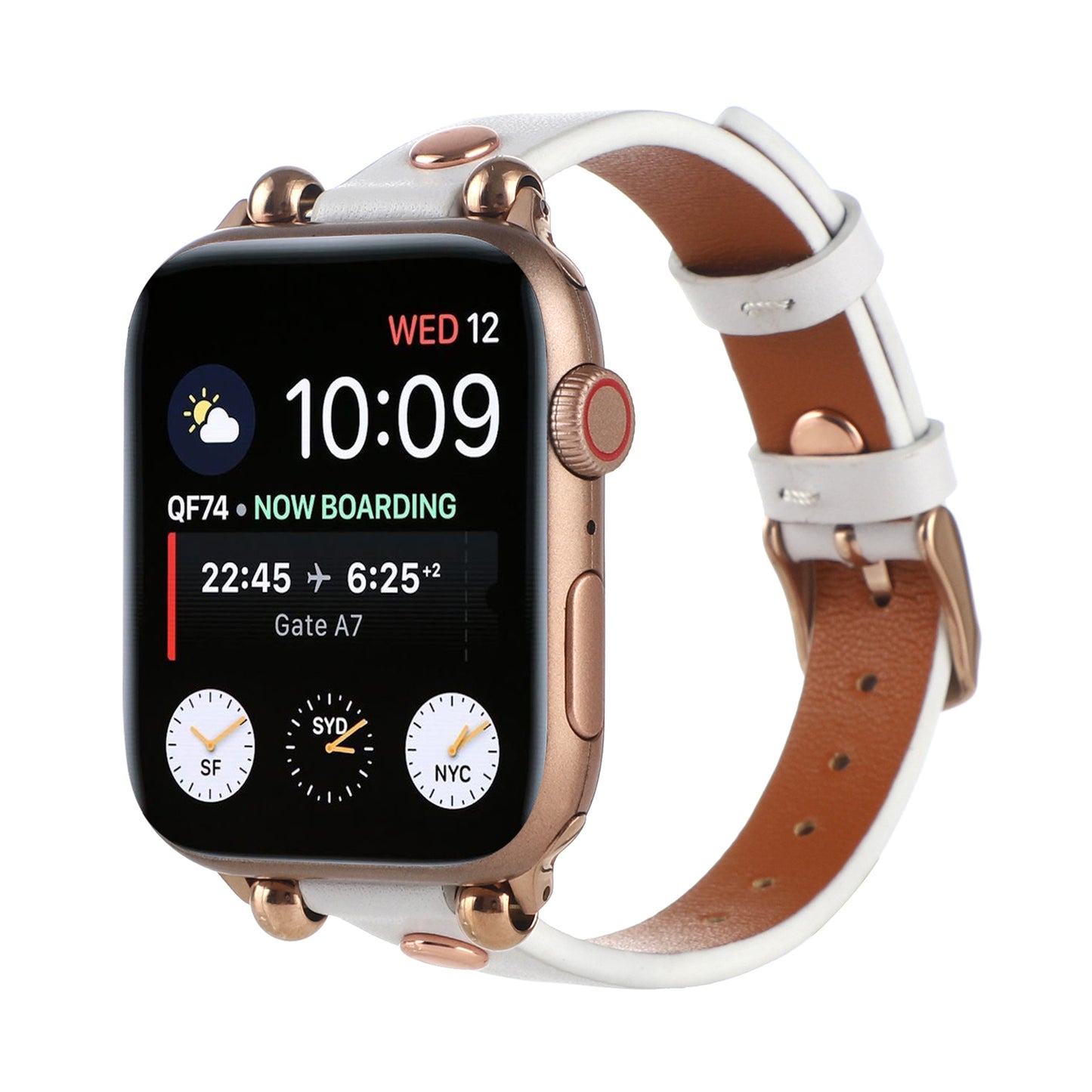 Genuine Leather Apple Watch Band Compatible with Iwatch series Series 8 7 6 5 4 3 2 1 SE Ultra 38mm 40mm 41mm 42mm 44mm 45mm 49mm